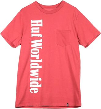 HUF Rood Heren T-shirt - Heren - T-shirts - Rood - L - Tops