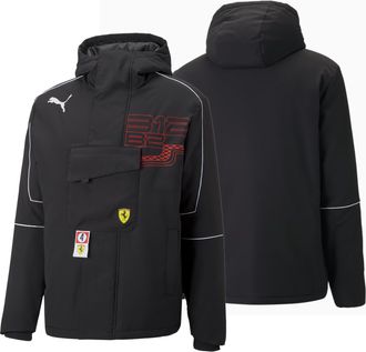 OEM Chaqueta Deportiva Negra Para Hombre Puma Ferrari 535783 01 M