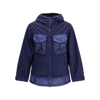 C.P. Company Bi-TM Mixed Goggle Jacket - - Jackets - Uomo - Blu - S