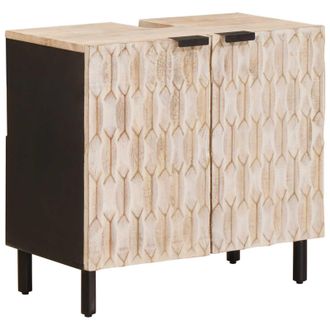 vidaXL Mueble De Lavabo Para Ba&ntilde;o Con Estante 62 X 33 X 58 Cm Vidaxl