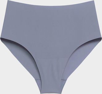 Miiyu Womens Laser-cut high-waist cheeky panty Recycled nylon