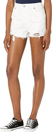 BB Dakota High-Rise Cut Offs Short In White