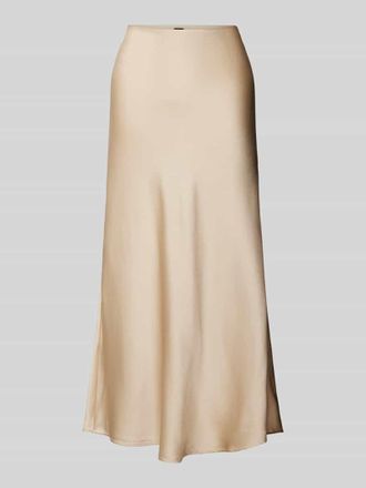 Boss Orange by Hugo Boss BOSS Orange Midirock mit Label-Applikation Modell Visos in Sand, Gr&ouml;&szlig;e 38