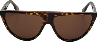 Karl Lagerfeld Womens Cat Eye Sunglasses in Acetate KL6185S - Brown - One Size