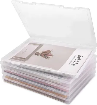 OEM Store8, Cajas De Archivo A4, Caja De Almacenamiento Multifuncional, Resistente A Impactos Y Robusta, Organizador Transparente, Gesp
