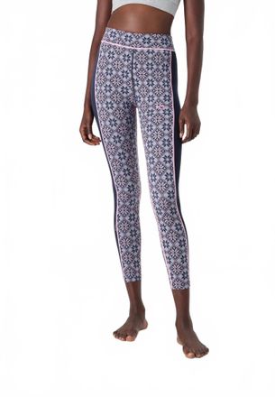 Kari Traa Rose High Waisted Baselayer Pants In Dark Navy Blue