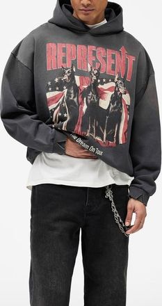 Represent Dream On Tour Graphic Sweatshirt in Nero at Nordstrom, Size Xx-Large
