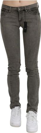 Costume National Rechte jeans - Dames - Regular Fit Jeans - Grijs - W26 - Katoen - Jeans