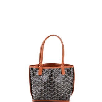 Goyard Anjou Reversible Tote Coated Canvas Mini