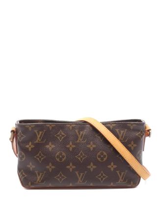 Louis Vuitton Trotteur top-zip shoulder bag - women - PVC/Calf Leather/Canvas - One Size - Brown