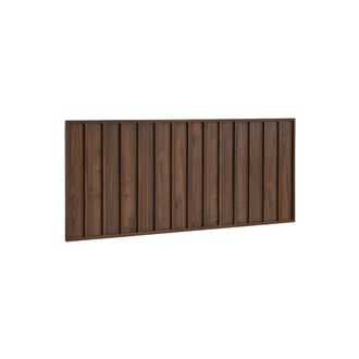 Klast Cabecero doble efecto madera nogal 170 cm x 75 cm