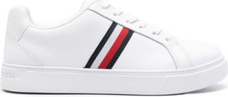 Tommy Hilfiger Witte Sneakers voor een stijlvolle look - Dames - Sneakers - Wit - 41 EU - Schoenen