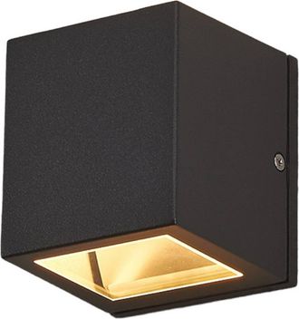 Lucande Lucande - L&aacute;mpara De Pared Exterior maurice En Negro Aluminio