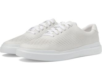 Cole Haan Mens Cole Haan GrandPr&oslash; Rally Laser Cut C31436-100 Sneakers White VER951