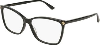 Gucci Demo Cat Eye Ladies Eyeglasses GG0025O 008 56