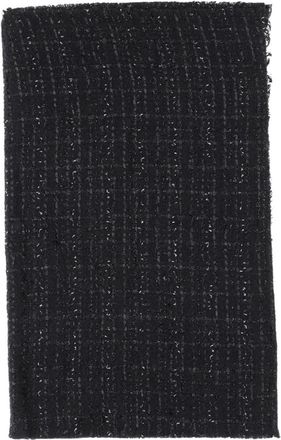 Faliero Sarti Accessoires, Dames, Zwart, ONE Size, Katoen, Rechthoekige Sjaal