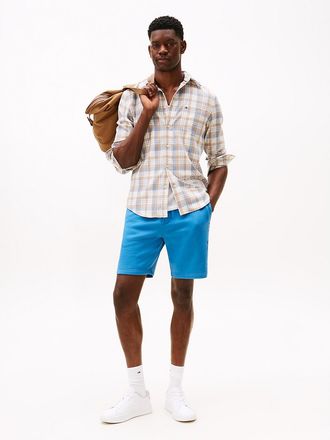 Tommy Hilfiger Mens Embroidered Tommy Logo Sweatshort - Blue - M