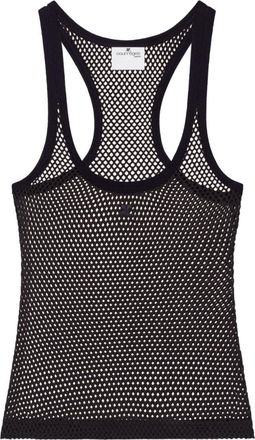 Courr&egrave;ges Black Scuba Top