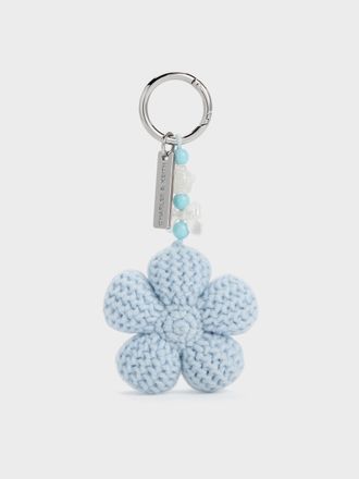 Charles & Keith Crochet-Flower Beaded Charm