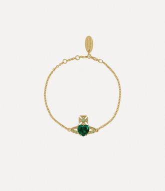 Vivienne Westwood Ariella Bracelet Gold-emerald-cz-erinite-crystal Gold-emerald-cz-erinite-crystal Women