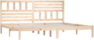 vidaXL Estructura De Cama Sin Colch&oacute;n Madera Maciza De Pino 180x200 Cm Vidaxl