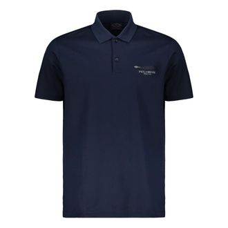 Paul & Shark Paul & Shark, Polo Shirts, male, Blue, Size: 2XL Cotton Polo Shirt