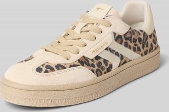 Tamaris Tamaris Low Top Sneaker aus echtem Rindsleder in Beige, Größe 36