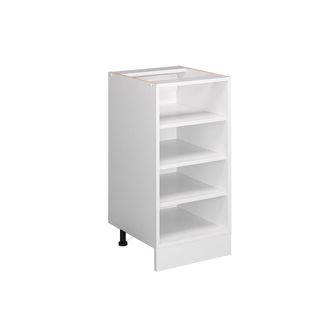 Vicco Mueble Bajo Estanter&iacute;a R-line, Blanco, 40 Cm Con Estantes Abiertos, Sin Encimera