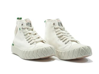 Palladium Sneaker PALLADIUM PALLA ACE CHUKKA ORG, Damen, Gr. 38, beige (cream wei&szlig;), Textil, Schuhe Sneaker, aus Canvas