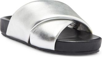 Seychelles Heartfelt Platform Slide Sandal in Silver at Nordstrom Rack, Size 6