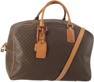 Celine Pre-owned Weekend Bags, female, Brown, Size: ONE SIZE Pre-owned Vintage Weekend Bag