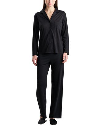 Natori Embroidered Shangri La Notch PJ Set