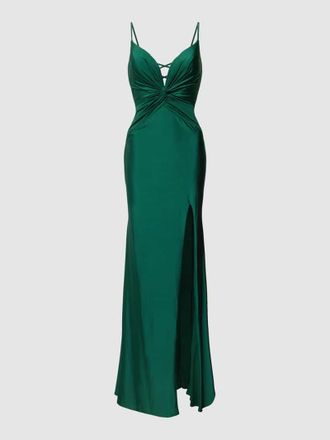 Luxuar Luxuar Abendkleid mit Herz-Ausschnitt in Gruen, Gr&ouml;&szlig;e 34