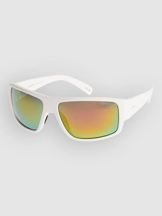 Dot Dash Orbit Shiny White Sonnenbrille weiss