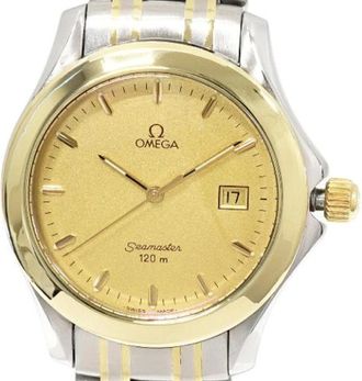 Omega Pre-owned Watches, male, Yellow, Size: ONE SIZE Pre-owned Stainless Steel watches