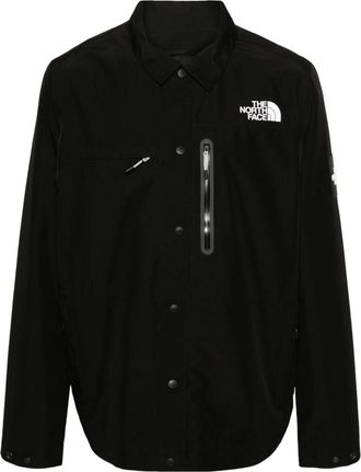 The North Face Amos logo-appliqu&eacute; shirt jacket - men - Polyester/Polyester - S - Black