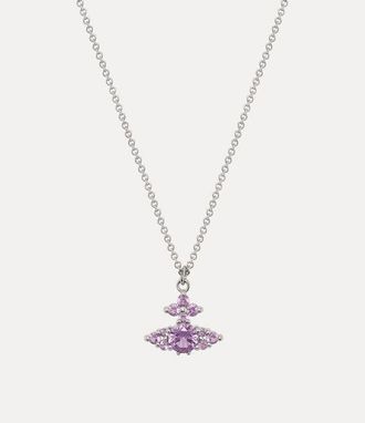 Vivienne Westwood Feodorita Pendant Necklace Platinum-lavender-cz Platinum-lavender-cz Women