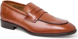 Bruno Magli Vivaldi Penny Loafer in Cognac Leather at Nordstrom, Size 10.5