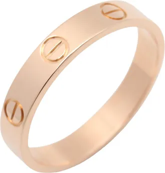 Cartier Gold Pink Gold (18K) Band Ring (Pre-Owned)