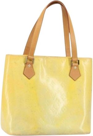 Louis Vuitton Pre-owned Vintage Tote Bag - Dames - Vintage Shopper - Geel - ONE Size - Leer - Vintage