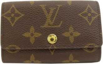 Louis Vuitton Pre-owned Accessories, female, Brown, Size: ONE SIZE Pre-owned Canvas key-holders