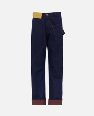 J.W.Anderson J. W. Anderson Turn Up Twisted Workwear Jeans