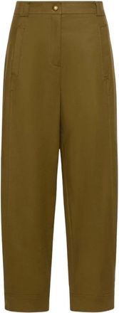 Max Mara Dames, Broeken, Groen, Maat: XS