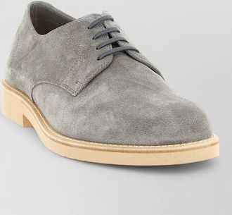 Brunello Cucinelli leather derby shoes