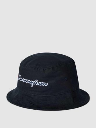 Champion Bucket Hat mit Label-Stitching in Black, Gr&ouml;&szlig;e M/L