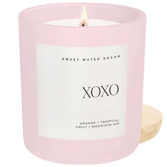 Sweet Water Decor 15oz Pink Matte Candle in Xoxo - Island Air at Nordstrom