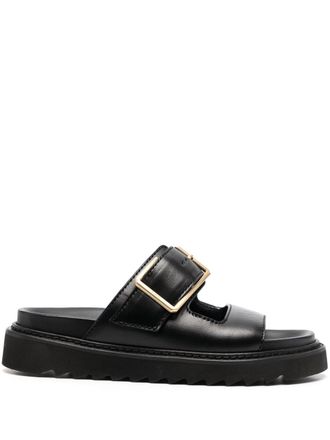 Zadig&Voltaire Cecilia Alpha leather sandals - Black