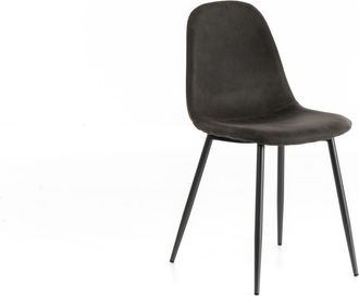 Homemania Silla De Cuero Sint&eacute;tico 44cm X 50cm X 84cm
