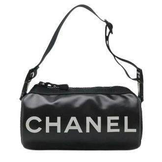 Chanel Pre-owned Sport Line Nylon Schoudertas - Dames - Pre-owned - Zwart - Maat: ONE Size Nylon
