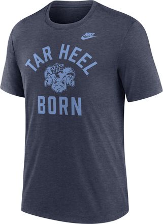 Nike North Carolina Legacy Mantra Nike Mens College T-Shirt in Blue | NJFDEX52NCV-1MJ